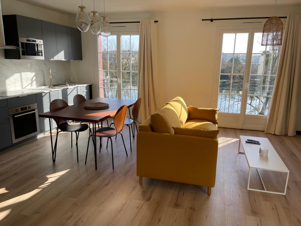 Ambiance Seine, Appartement Lumineux En Bordure De Seine - Chouette Thomery エクステリア 写真