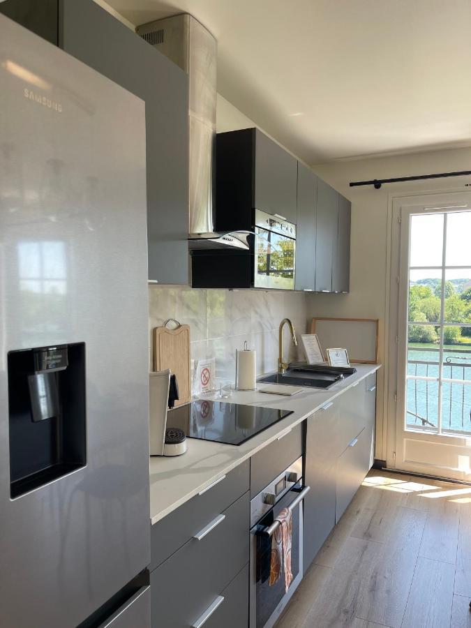 Ambiance Seine, Appartement Lumineux En Bordure De Seine - Chouette Thomery エクステリア 写真